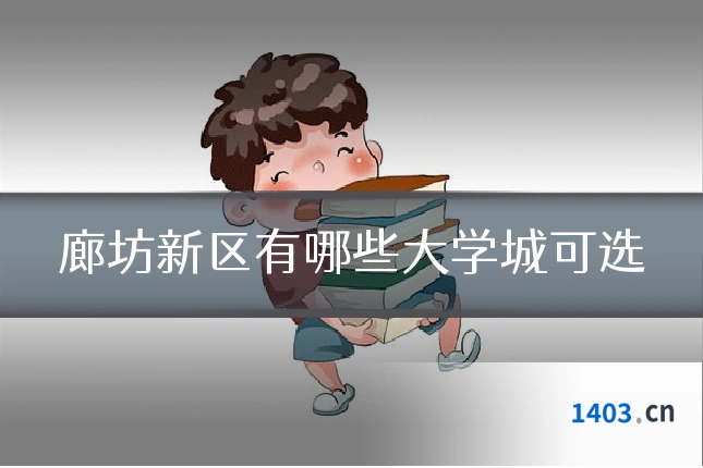 廊坊新区有哪些大学城可选
