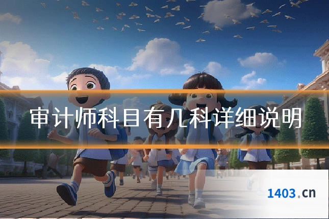 审计师科目有几科详细说明