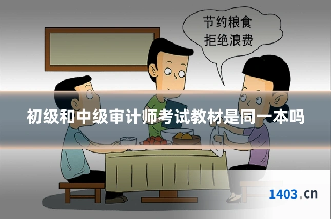 初级和中级审计师考试教材是同一本吗