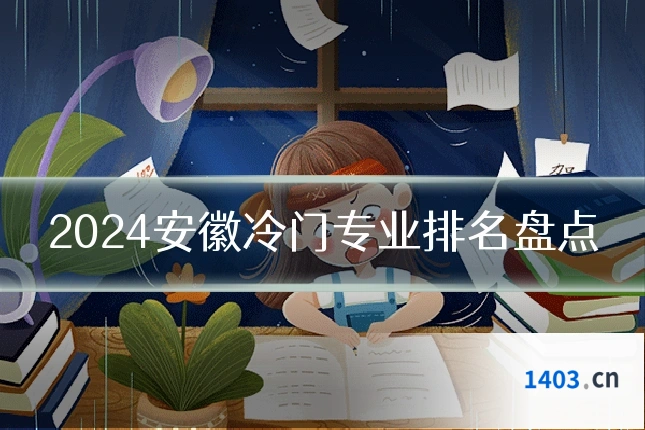 2024安徽冷门专业排名盘点