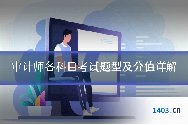 审计师各科目考试题型及分值详解