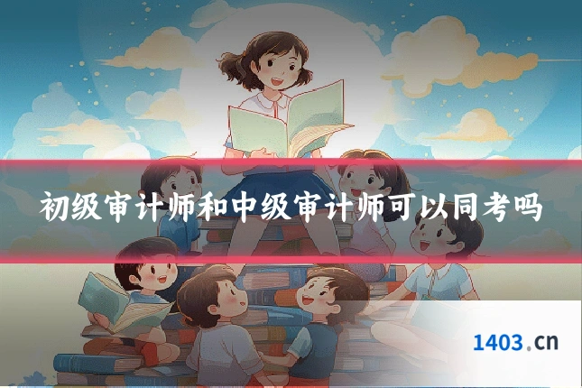 初级审计师和中级审计师可以同考吗
