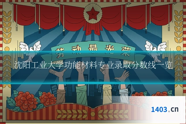 沈阳工业大学功能材料专业录取分数线一览