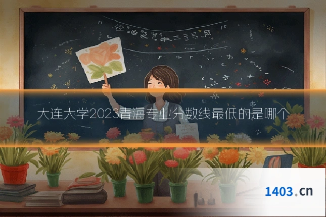 大连大学2023青海专业分数线最低的是哪个
