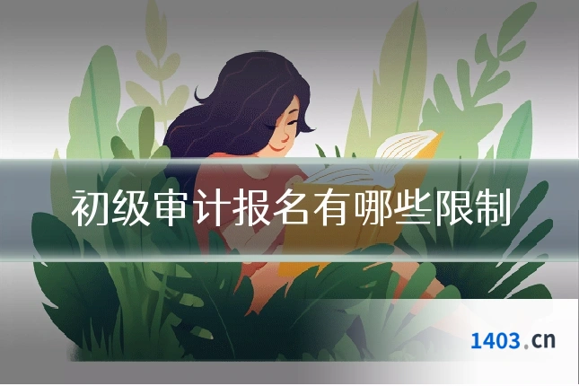 初级审计报名有哪些限制