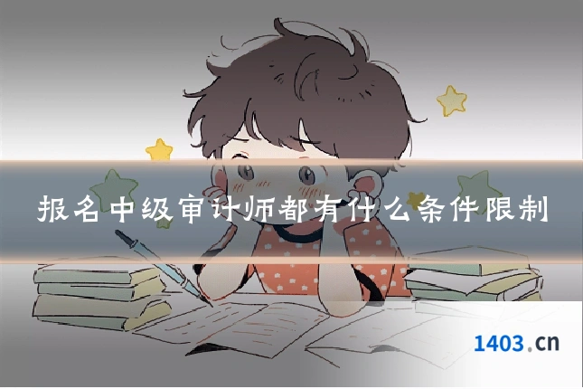 报名中级审计师都有什么条件限制