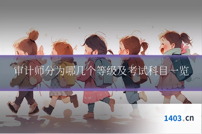 审计师分为哪几个等级及考试科目一览