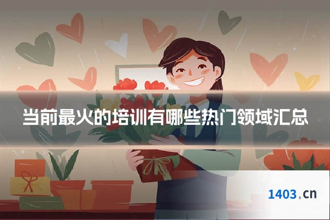 当前最火的培训有哪些热门领域汇总