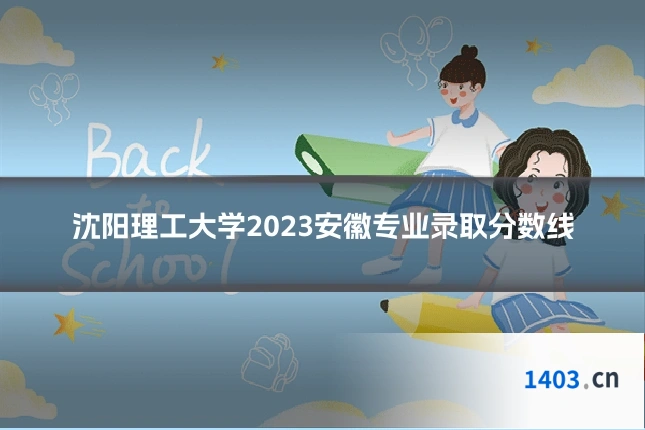 沈阳理工大学2023安徽专业录取分数线