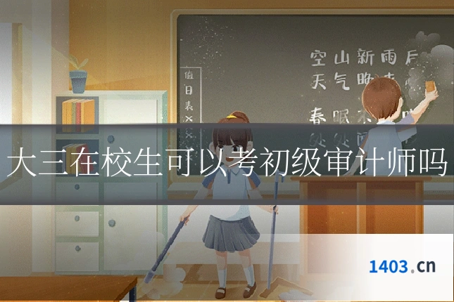 大三在校生可以考初级审计师吗