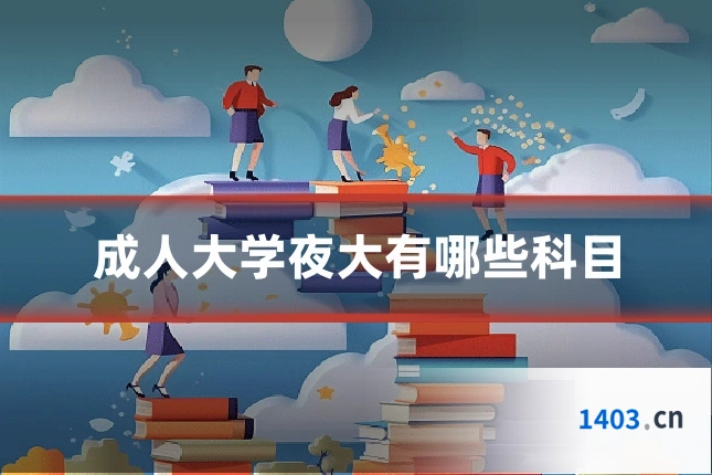 成人大学夜大有哪些科目