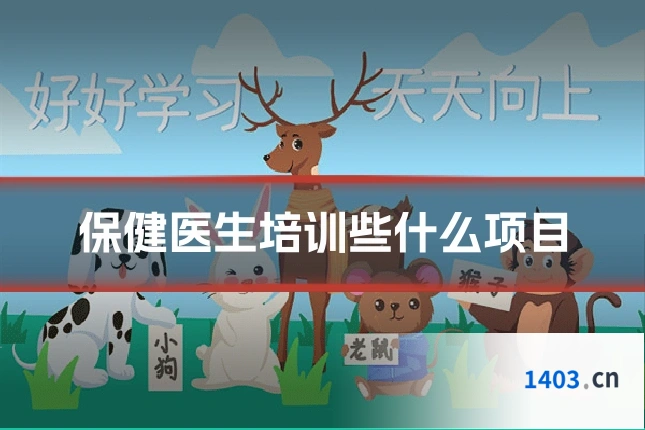 保健医生培训些什么项目