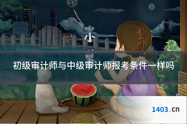 初级审计师与中级审计师报考条件一样吗