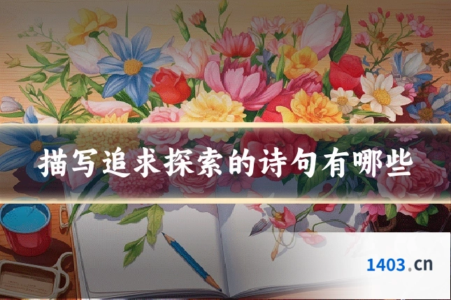 描写追求探索的诗句有哪些
