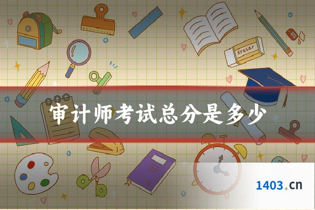 审计师考试总分是多少