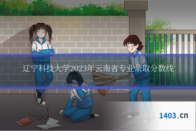辽宁科技大学2023年云南省专业录取分数线