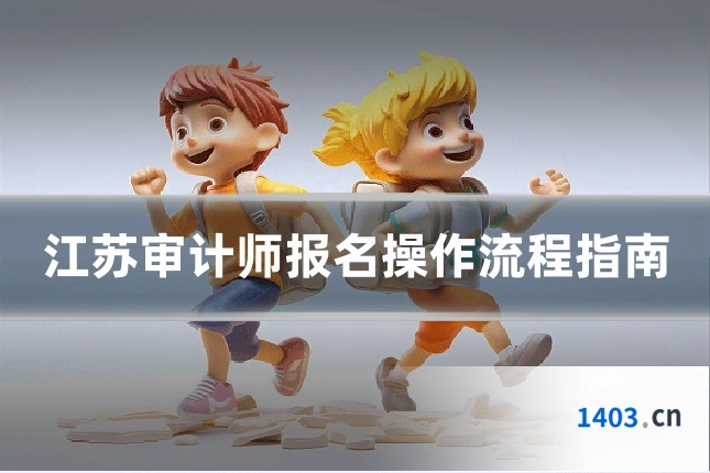 江苏审计师报名操作流程指南