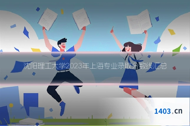 沈阳理工大学2023年上海专业录取分数线汇总