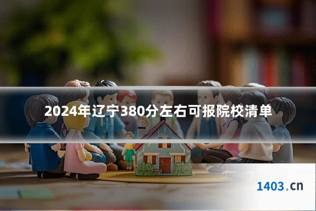 2024年辽宁380分左右可报院校清单