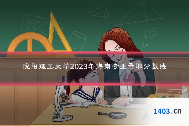沈阳理工大学2023年海南专业录取分数线