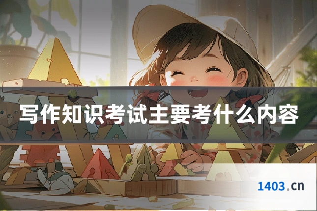 写作知识考试主要考什么内容