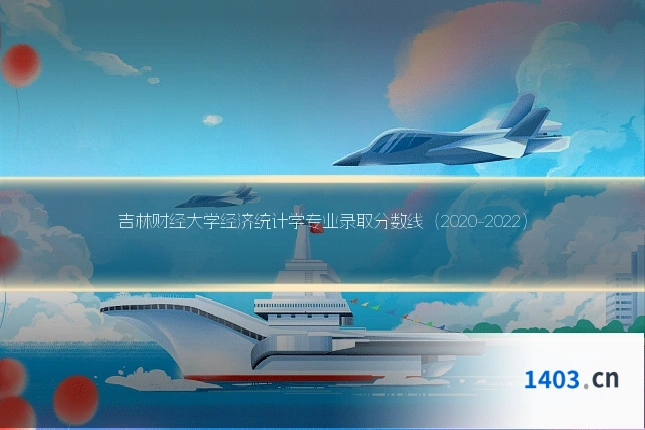 吉林财经大学经济统计学专业录取分数线（2020-2022）