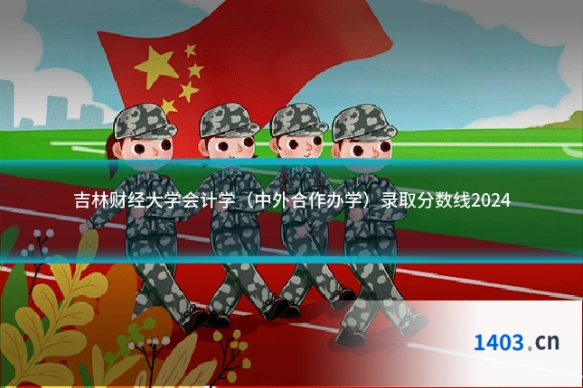 吉林财经大学会计学（中外合作办学）录取分数线2024