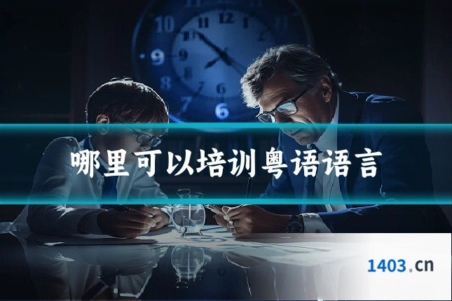 哪里可以培训粤语语言