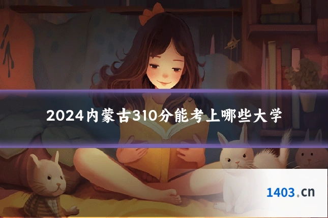 2024内蒙古310分能考上哪些大学