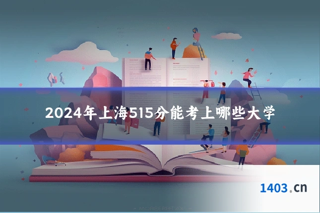 2024年上海515分能考上哪些大学