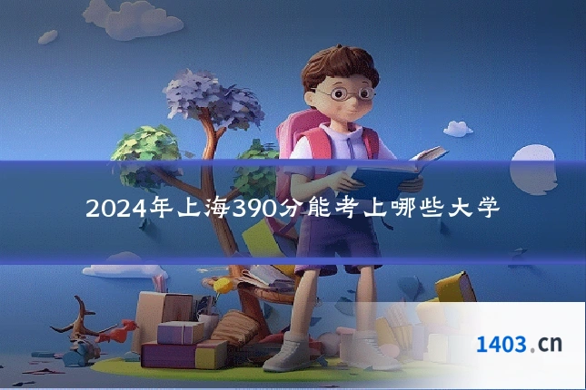 2024年上海390分能考上哪些大学
