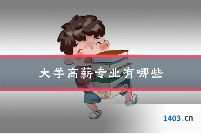 大学高薪专业有哪些
