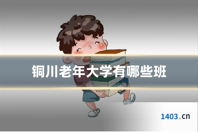 铜川老年大学有哪些班