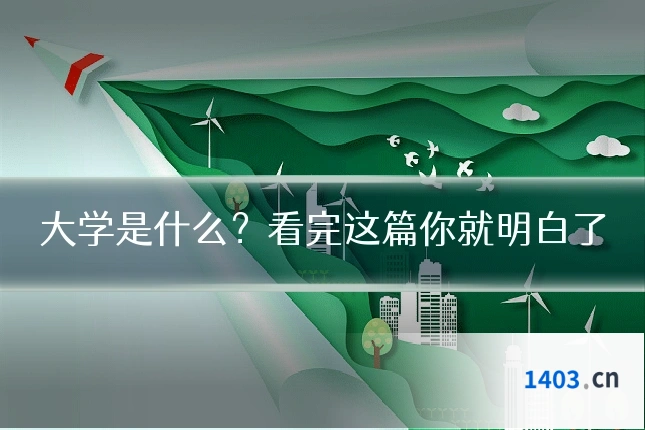 大学是什么？看完这篇你就明白了