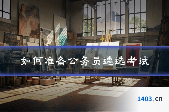 如何准备公务员遴选考试