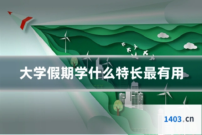 大学假期学什么特长最有用