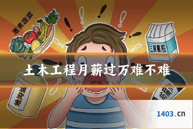 土木工程月薪过万难不难