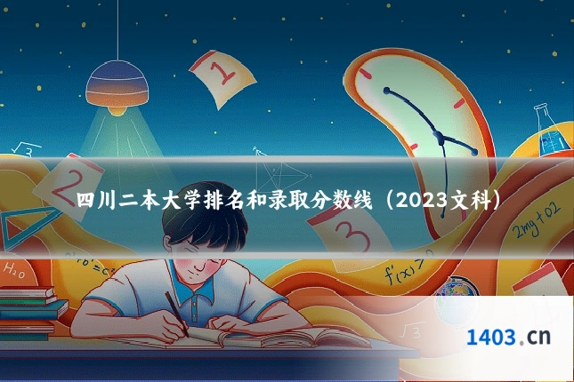 四川二本大学排名和录取分数线（2023文科）