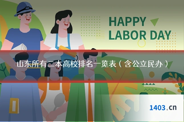 山东所有二本高校排名一览表（含公立民办）