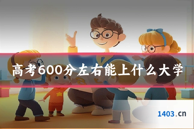 高考600分左右能上什么大学