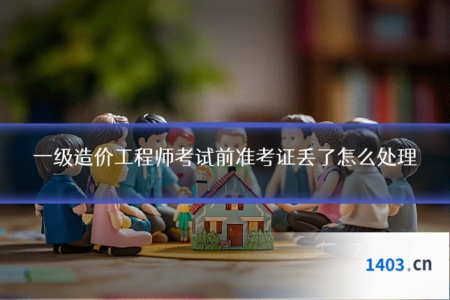 一级造价工程师考试前准考证丢了怎么处理