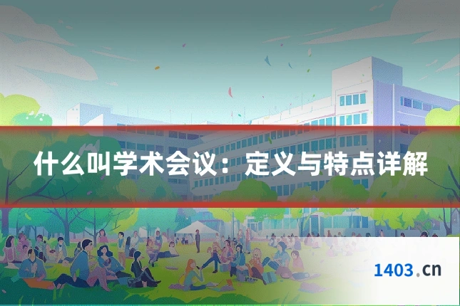 什么叫学术会议：定义与特点详解