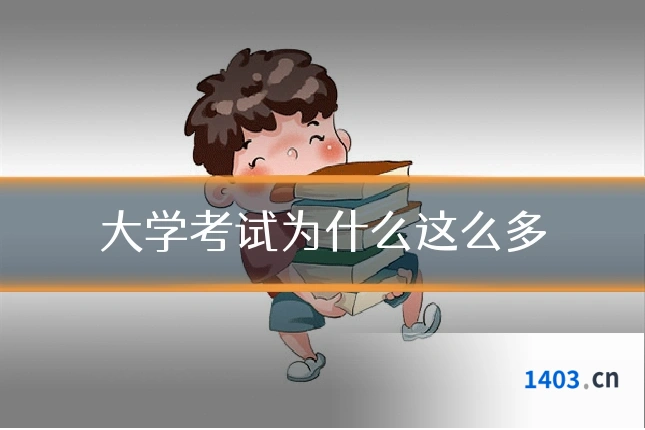 大学考试为什么这么多