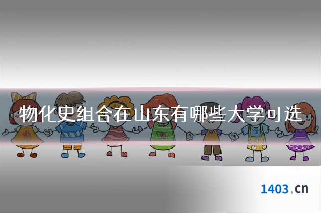 物化史组合在山东有哪些大学可选