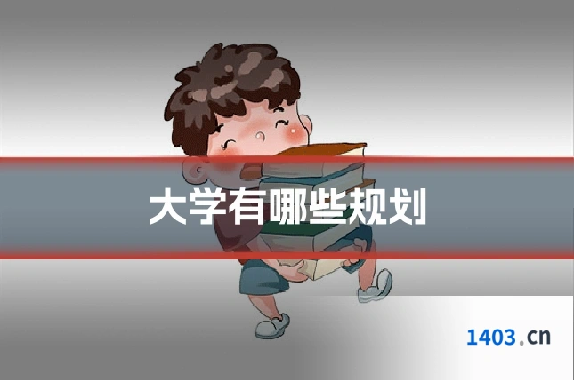 大学有哪些规划