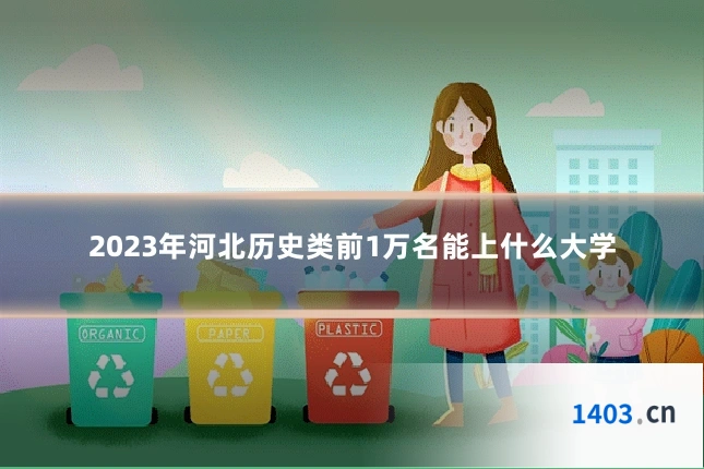 2023年河北历史类前1万名能上什么大学