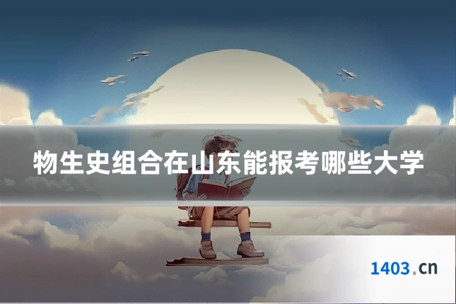 物生史组合在山东能报考哪些大学