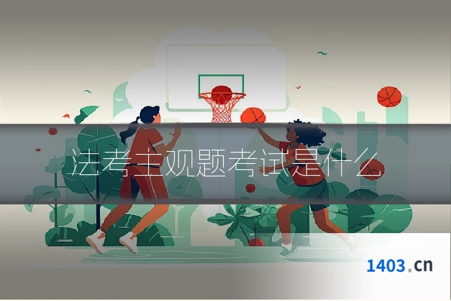 法考主观题考试是什么
