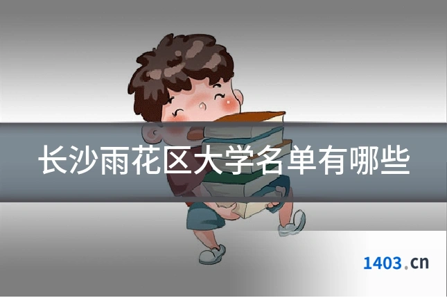 长沙雨花区大学名单有哪些