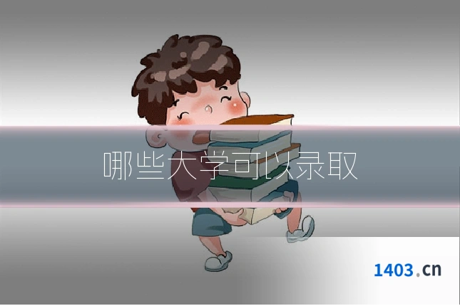 哪些大学可以录取
